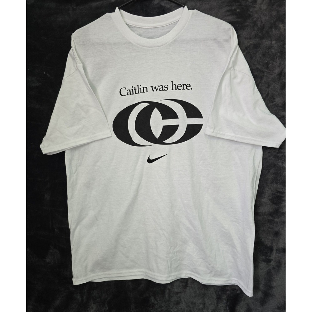 Caitlin Clark Nike Logo Launch Shirt Womens XL Indiana Fever TShirt WNBA